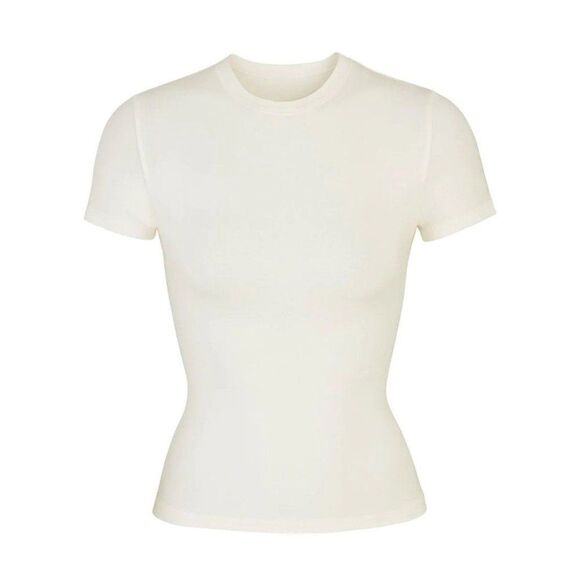 Extra Small Skims Cotton Jersey Tee - Size XS Skims Basic Shirt - Skims Tops - Picture 1 of 3